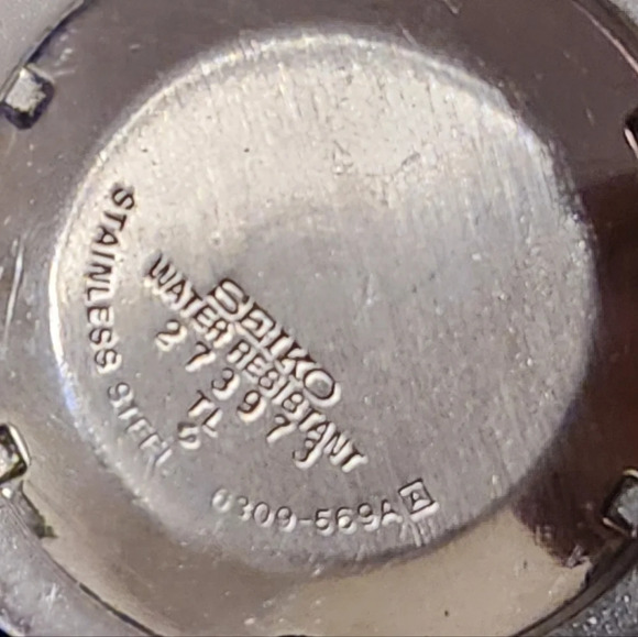Rare vintage Seiko 5 6309-569A Tank Watch with Arabic Days and English Days - Picture 9 of 10